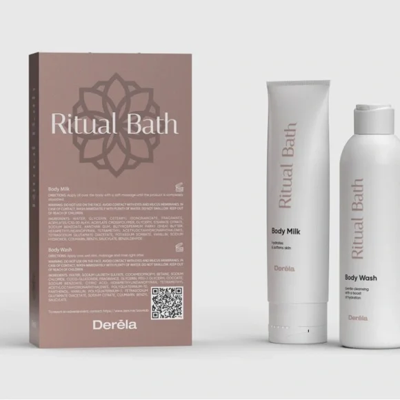 Derela Ritual Bath Body Wash & Body Milk gift set Spa Made in Spain - Picture 2 of 5